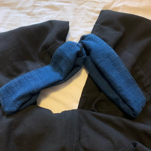 New, never worn, Happy French Gang womens romper. Black/indigo. Size M/L - Picture 3 of 6